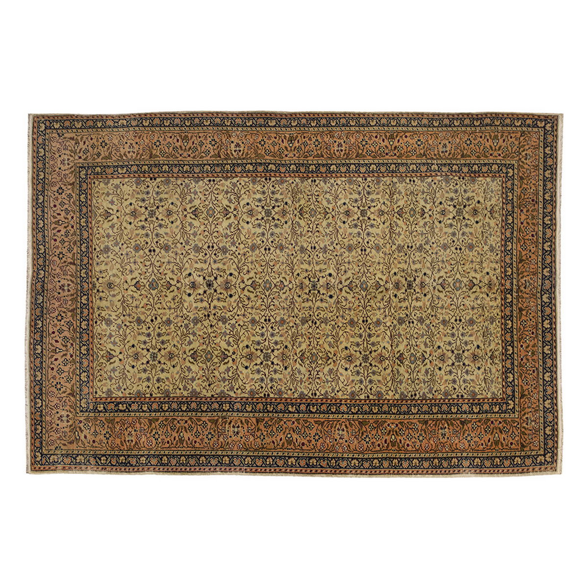 Vintage Rug 3'11" x 5'7" feet 120 x 170 cm