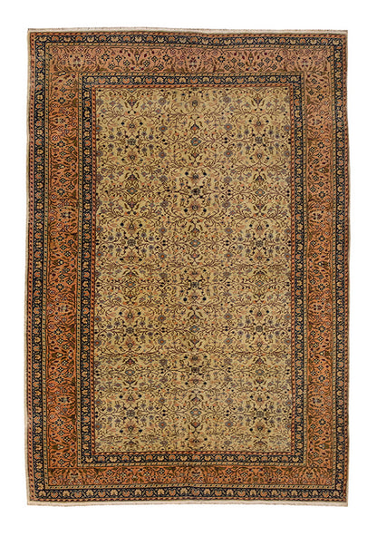 Vintage Rug 3'11" x 5'7" feet 120 x 170 cm