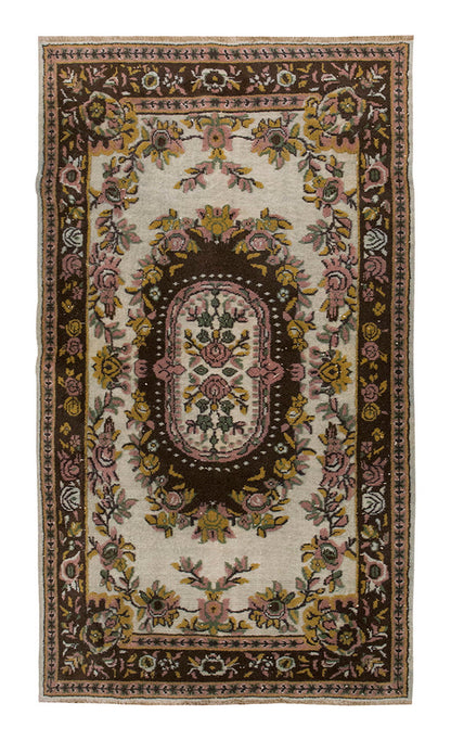 Vintage Rug 3'11" x 7'1" feet 120 x 216 cm