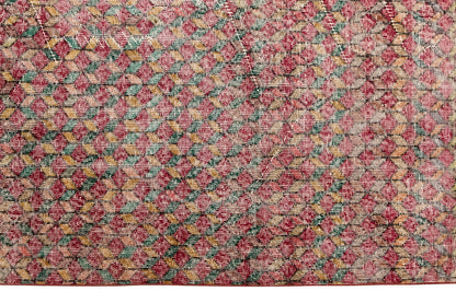 Vintage Rug 3'11" x 9'4" feet 120 x 285 cm