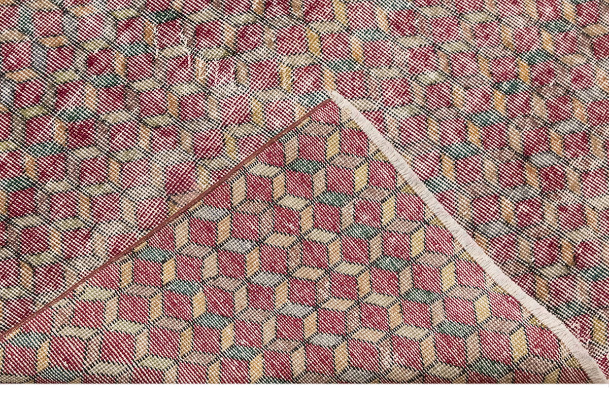 Vintage Rug 3'11" x 9'4" feet 120 x 285 cm