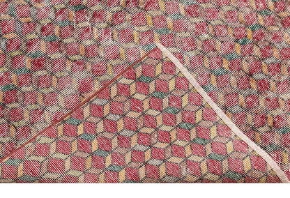 Vintage Rug 3'11" x 9'4" feet 120 x 285 cm