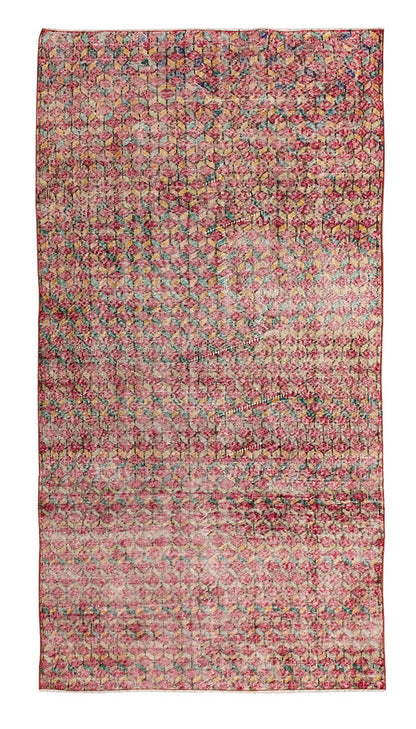 Vintage Rug 3'11" x 9'4" feet 120 x 285 cm
