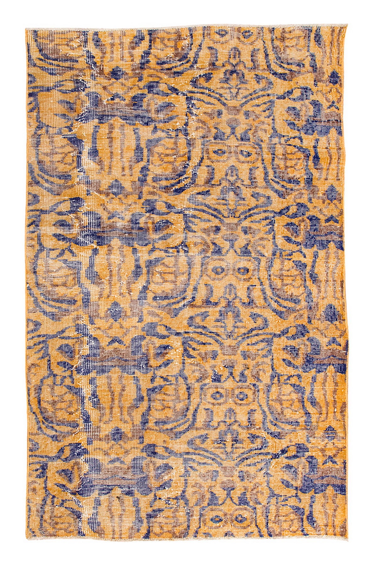 Vintage Rug 3'3" x 5'10" feet 100 x 178 cm