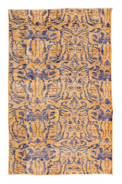 Vintage Rug 3'3" x 5'10" feet 100 x 178 cm
