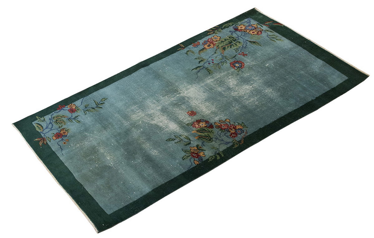 Vintage Rug 3'3" x 6'7 feet 98 x 200 cm
