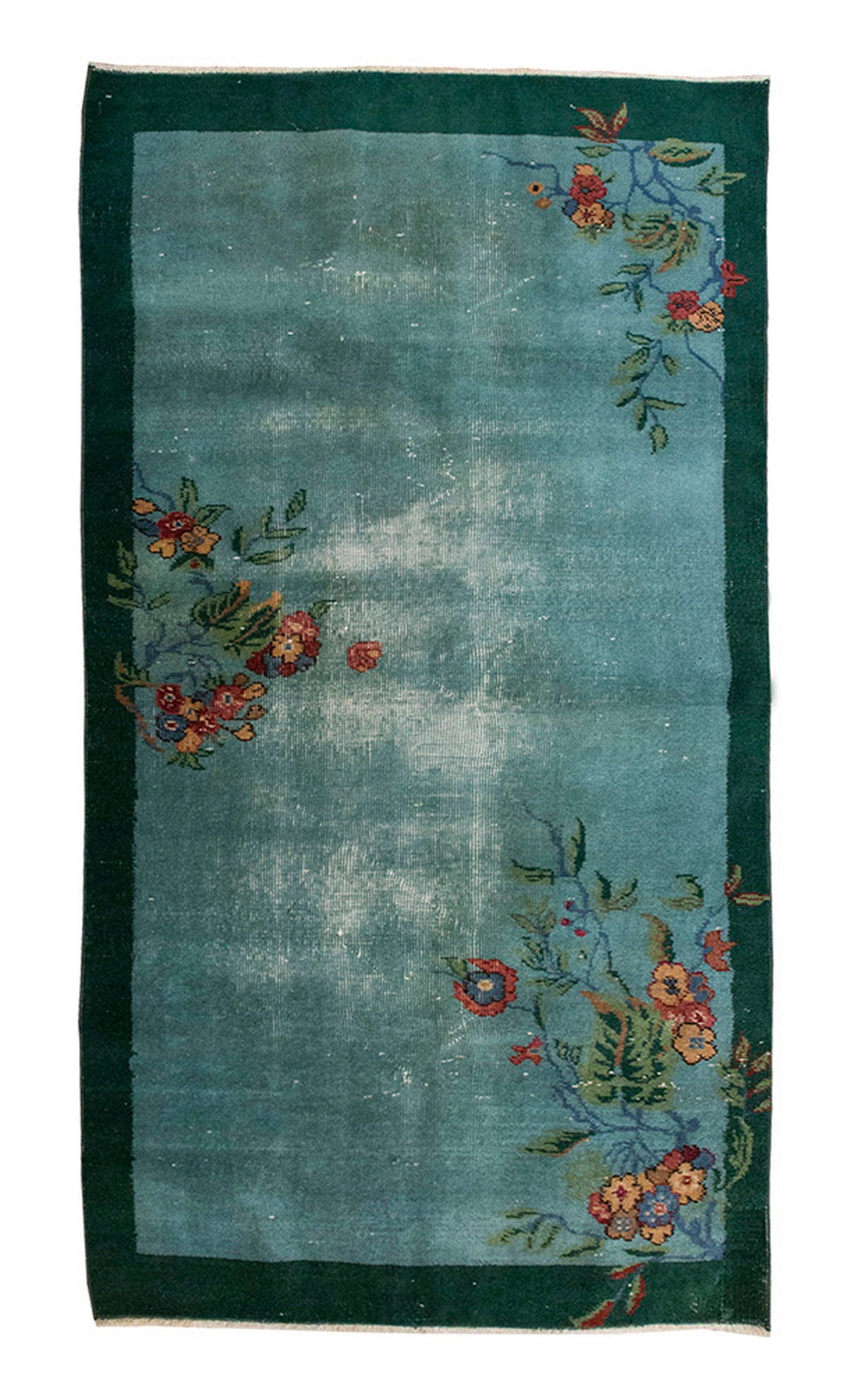Vintage Rug 3'3" x 6'7 feet 98 x 200 cm