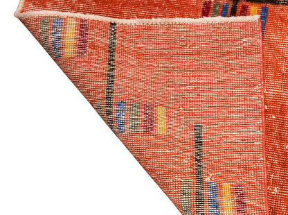 Vintage Rug 3'5" x 3'11" feet 103 x 120 cm