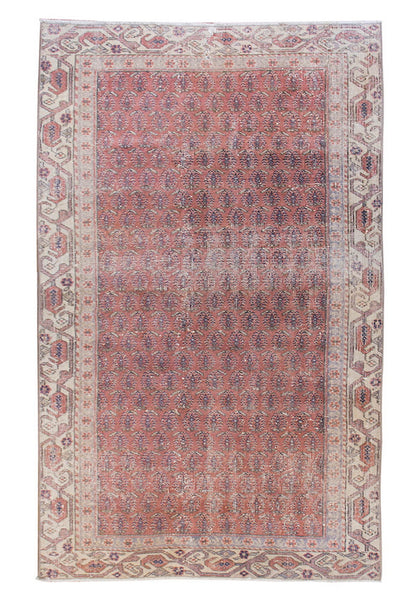 Vintage Rug 3'5" x 6'4" feet 104 x 192 cm