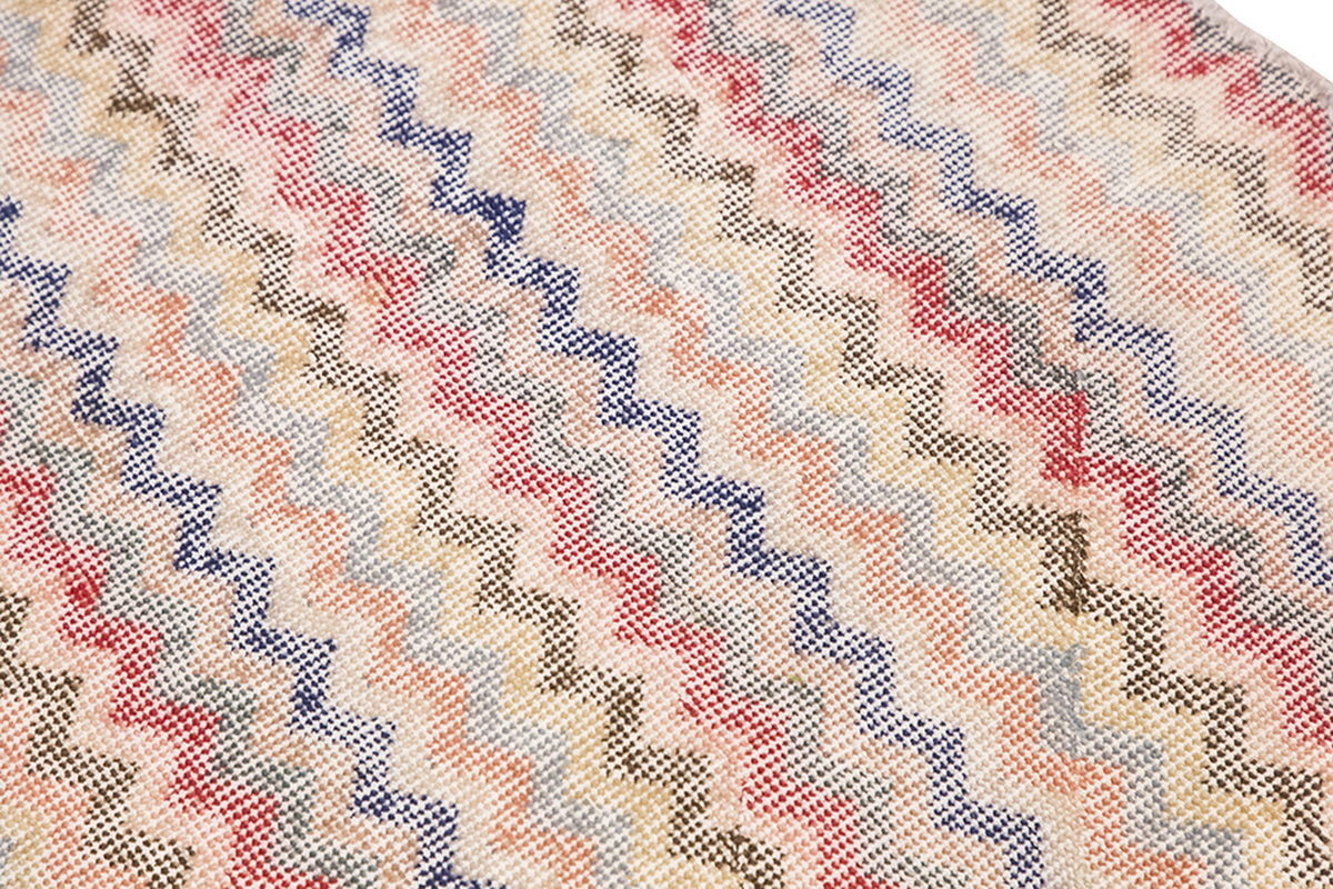 Vintage Rug 3'5" x 6'7" feet 103 x 200 cm