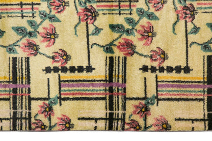 Vintage Rug 3'6" x 6'7" feet 107 x 200 cm