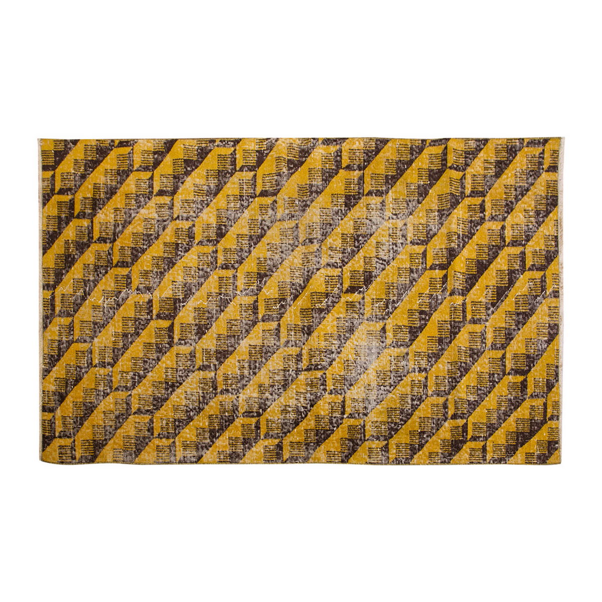 Vintage Rug 3'7" x 6'7" feet 110 x 200 cm