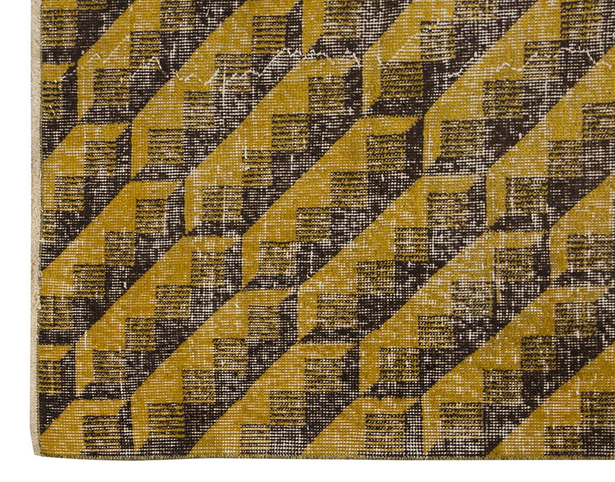 Vintage Rug 3'7" x 6'7" feet 110 x 200 cm