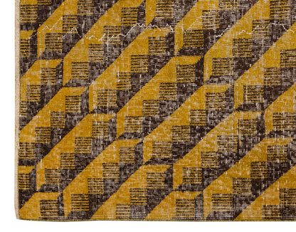 Vintage Rug 3'7" x 6'7" feet 110 x 200 cm
