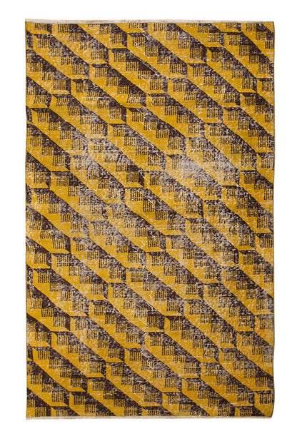 Vintage Rug 3'7" x 6'7" feet 110 x 200 cm