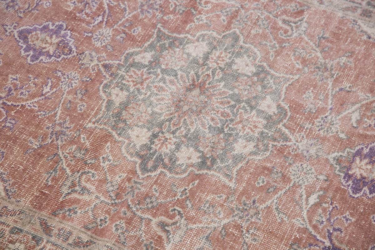 Vintage Rug 3'7" x 6'8" feet 108 x 203 cm