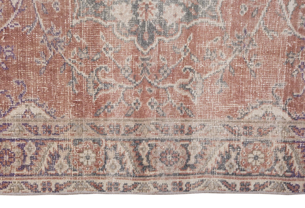 Vintage Rug 3'7" x 6'8" feet 108 x 203 cm
