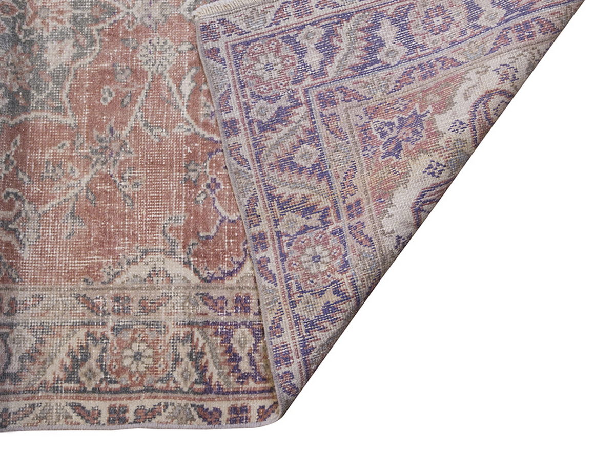 Vintage Rug 3'7" x 6'8" feet 108 x 203 cm
