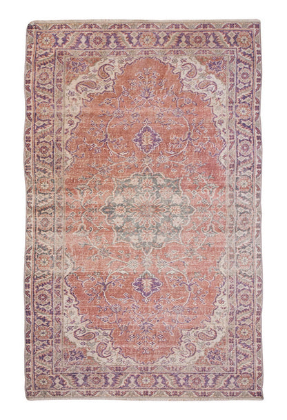 Vintage Rug 3'7" x 6'8" feet 108 x 203 cm