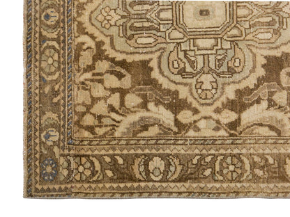 Vintage Rug 3'7" x 6'8" feet 110 x 203 cm