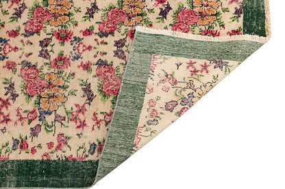 Vintage Rug 3'8" x 6'11" feet 112 x 210 cm