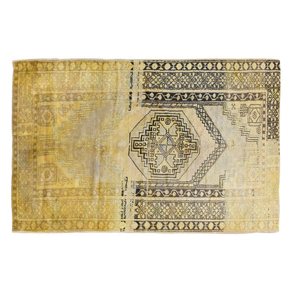 Vintage Rug 3'8" x 6'9" feet 112 x 207 cm