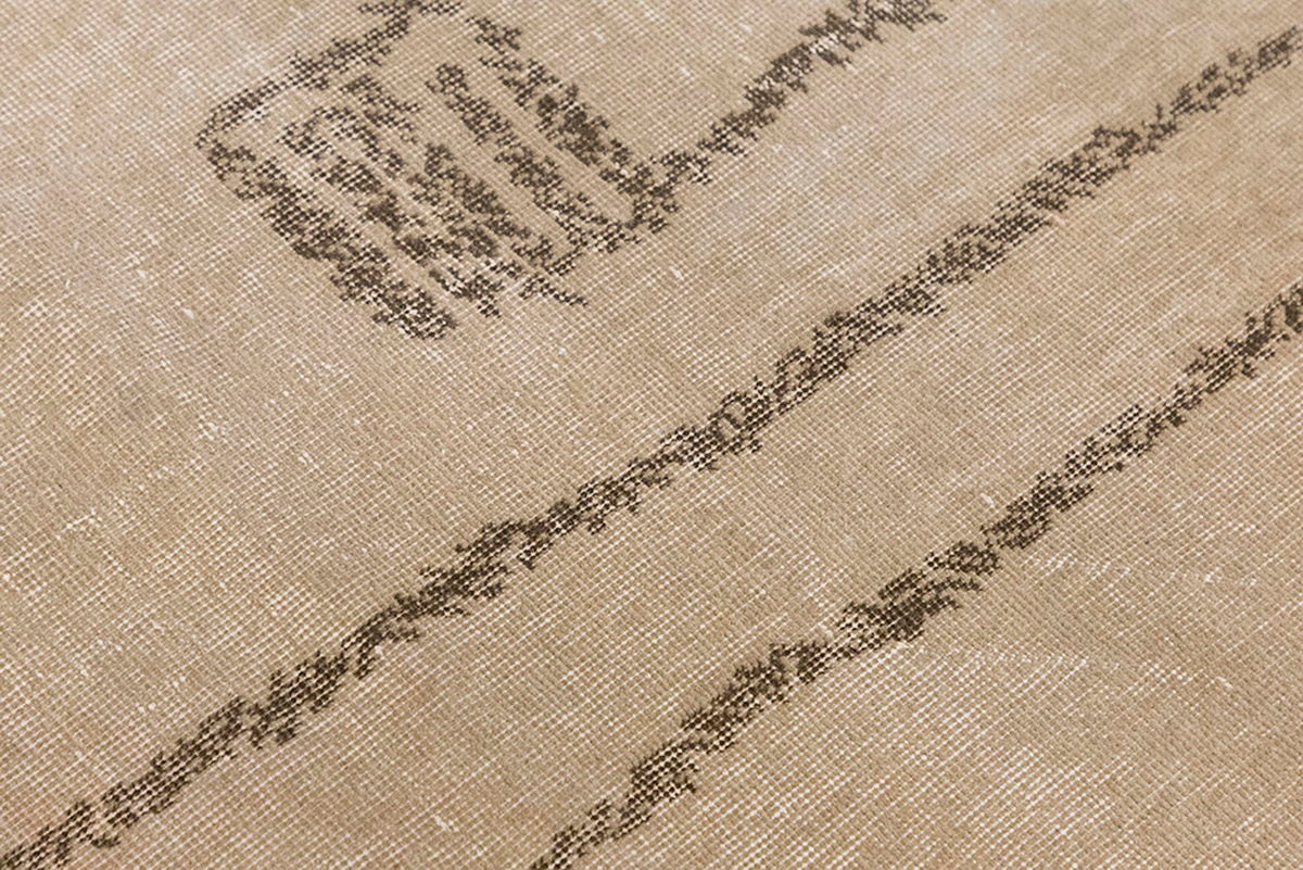Vintage Rug 3'9" x 6'8" feet 114 x 203 cm