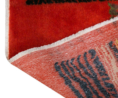Vintage Rug 4" x 7" feet 117 x 208 cm