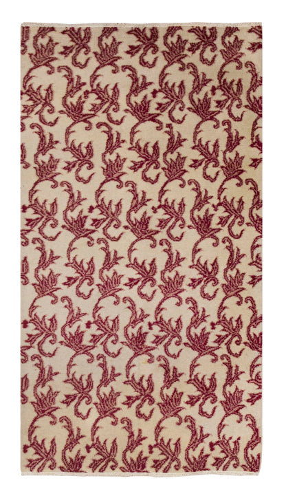 Vintage Rug 4" x 7" feet 120 x 212 cm