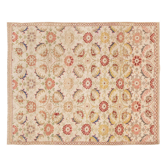 Vintage Rug 4' x 4'11" feet 122 x 150 cm