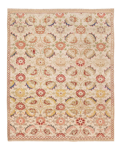 Vintage Rug 4' x 4'11" feet 122 x 150 cm