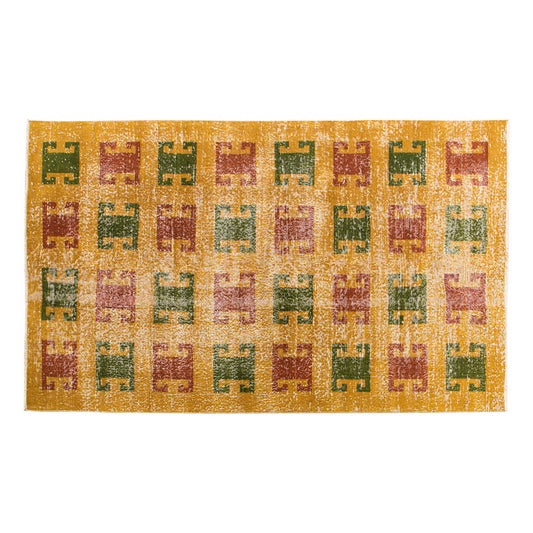 Vintage Rug 4' x 6'10" feet 122 x 209 cm
