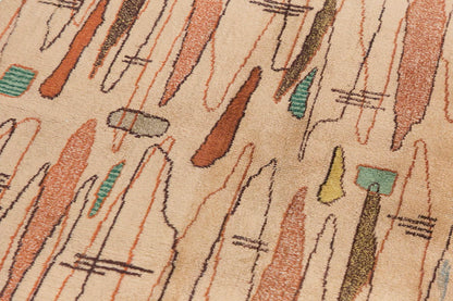 Vintage Rug 4'1" x 6'8" feet 124 x 202 cm