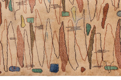 Vintage Rug 4'1" x 6'8" feet 124 x 202 cm