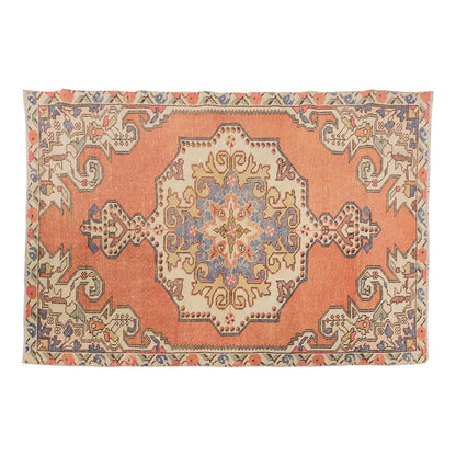 Vintage Rug 4'2" x 6'11 feet 128 x 212 cm