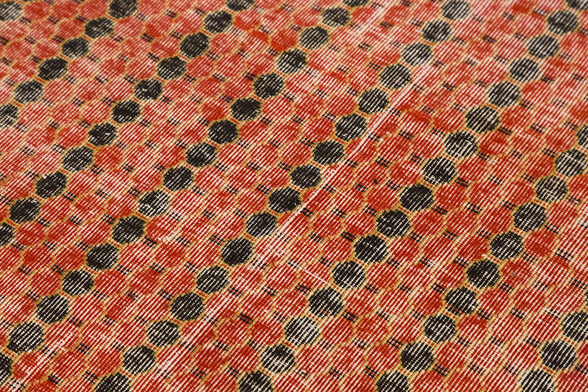 Vintage Rug 4'2" x 6'9" feet 126 x 205 cm