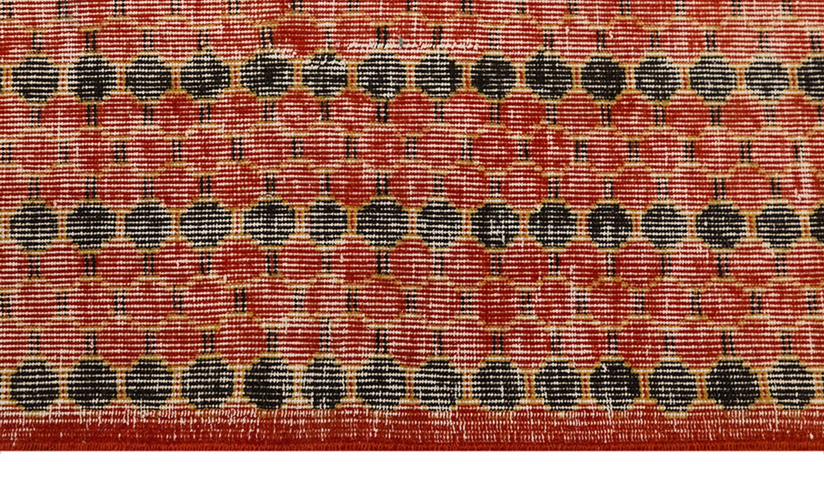 Vintage Rug 4'2" x 6'9" feet 126 x 205 cm