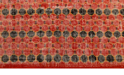 Vintage Rug 4'2" x 6'9" feet 126 x 205 cm