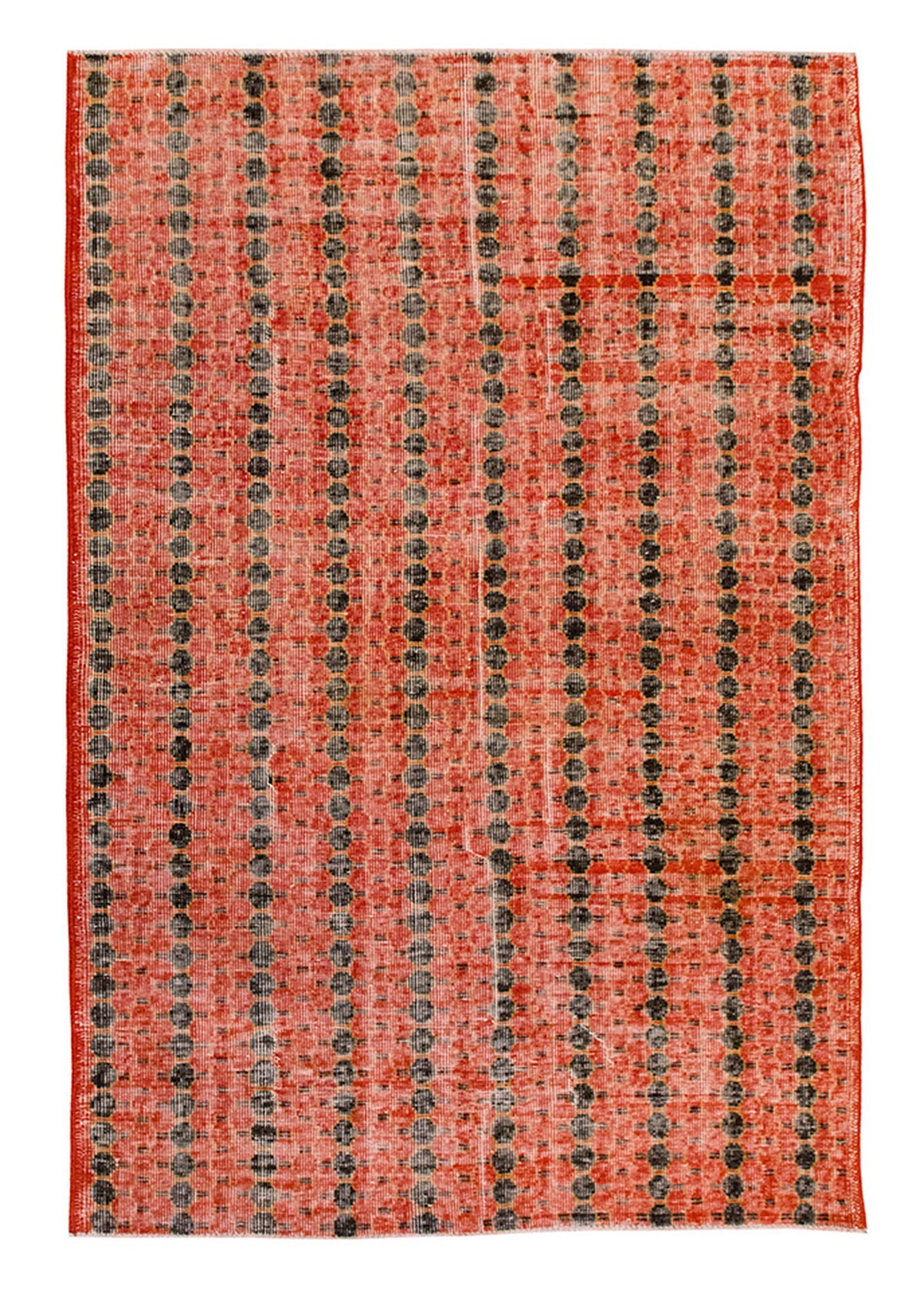Vintage Rug 4'2" x 6'9" feet 126 x 205 cm