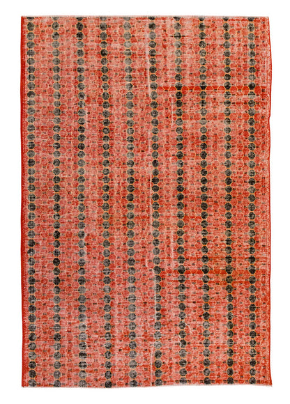 Vintage Rug 4'2" x 6'9" feet 126 x 205 cm