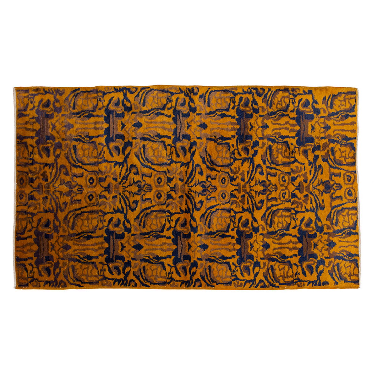 Vintage Rug 4'2" x 7'1" feet 128 x 215 cm