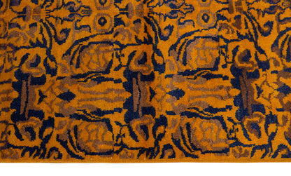 Vintage Rug 4'2" x 7'1" feet 128 x 215 cm