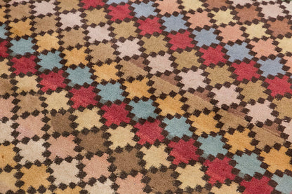 Vintage Rug 4'2" x 7'8" feet 126 x 234 cm