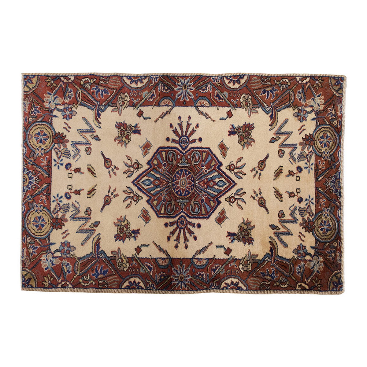 Vintage Rug 4'2" x 7 feet 126 x 214 cm