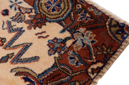 Vintage Rug 4'2" x 7 feet 126 x 214 cm