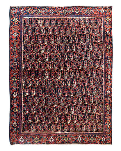 Vintage Rug 4'4" x 6'6" feet 132 x 197 cm