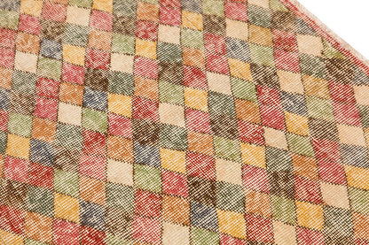 Vintage Rug 4'4" x 7'1" feet 132 x 215 cm