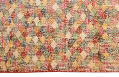Vintage Rug 4'4" x 7'1" feet 132 x 215 cm