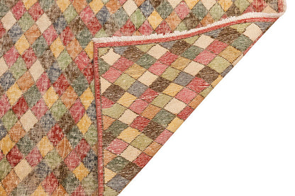 Vintage Rug 4'4" x 7'1" feet 132 x 215 cm