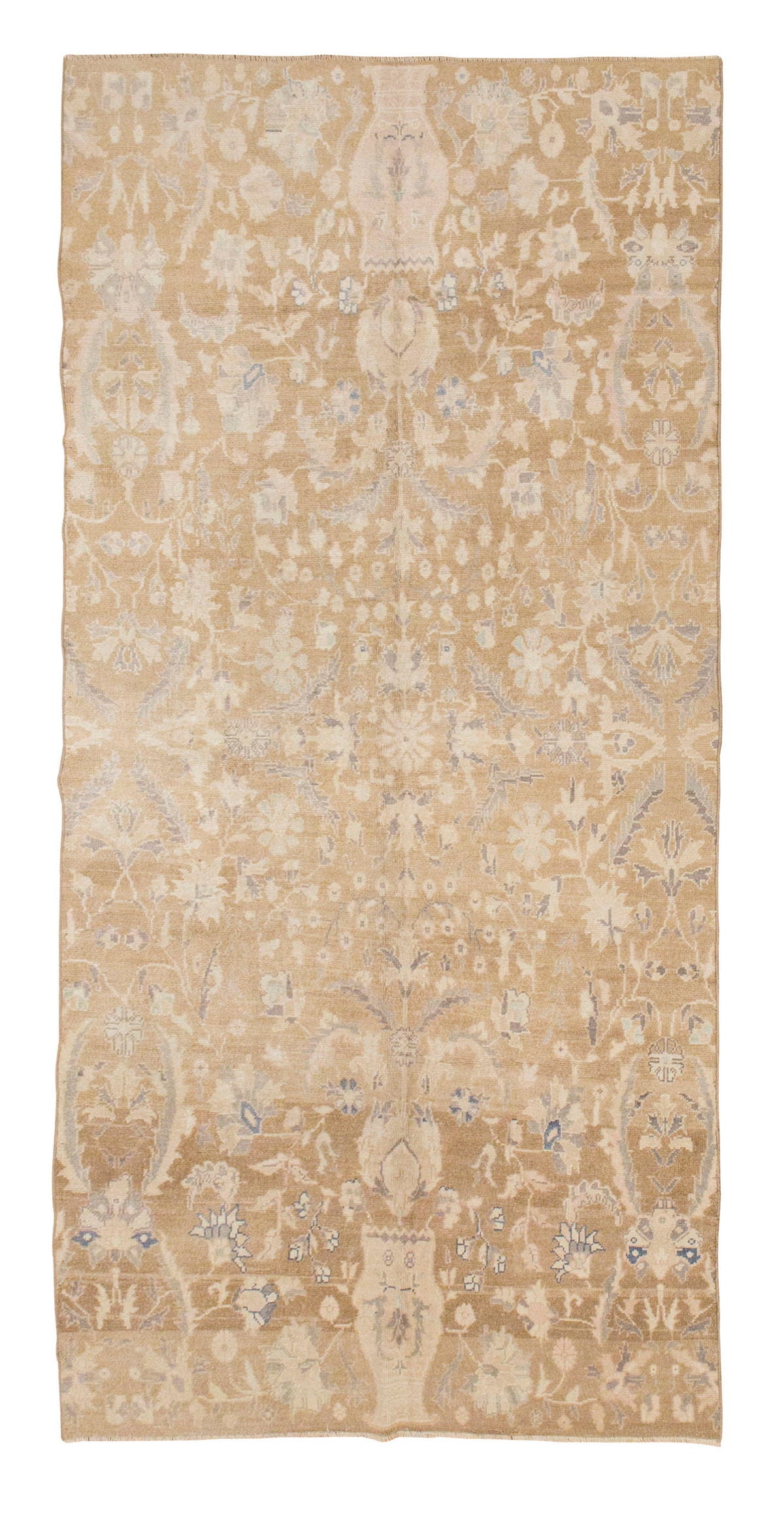 Vintage Rug 4'9" x 10'8" feet 146 x 325 cm